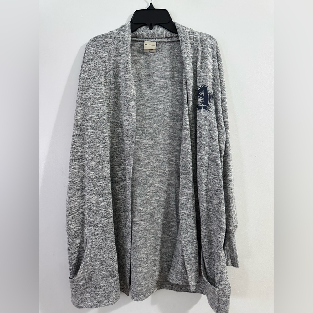 Auburn Tigers Women's Cardigan size Large Gray